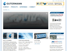 Tablet Screenshot of en.gutermann-water.com